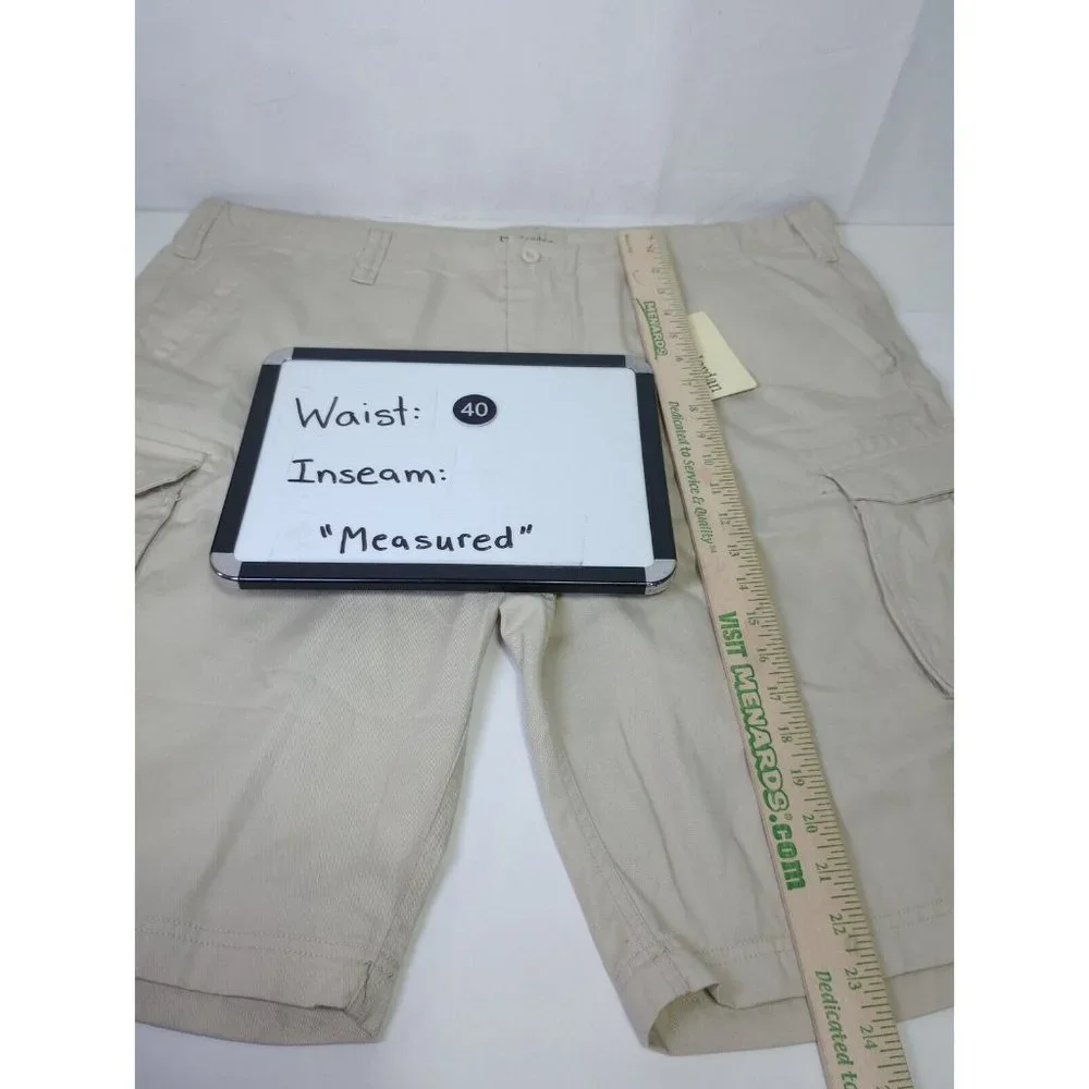ED Jordan Men's Size 40 Cargo Shorts Beige Tan Color NWT - Picture 3 of 6